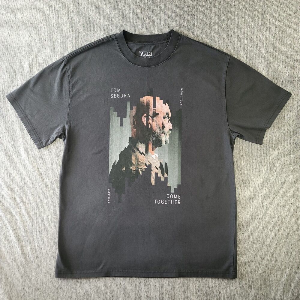 Tom Segura Come Together Tour Shirt Mens L Large YMH Studios Podcast Gray Tee